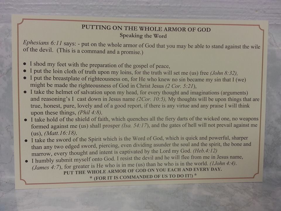 Armor of God Armor of God